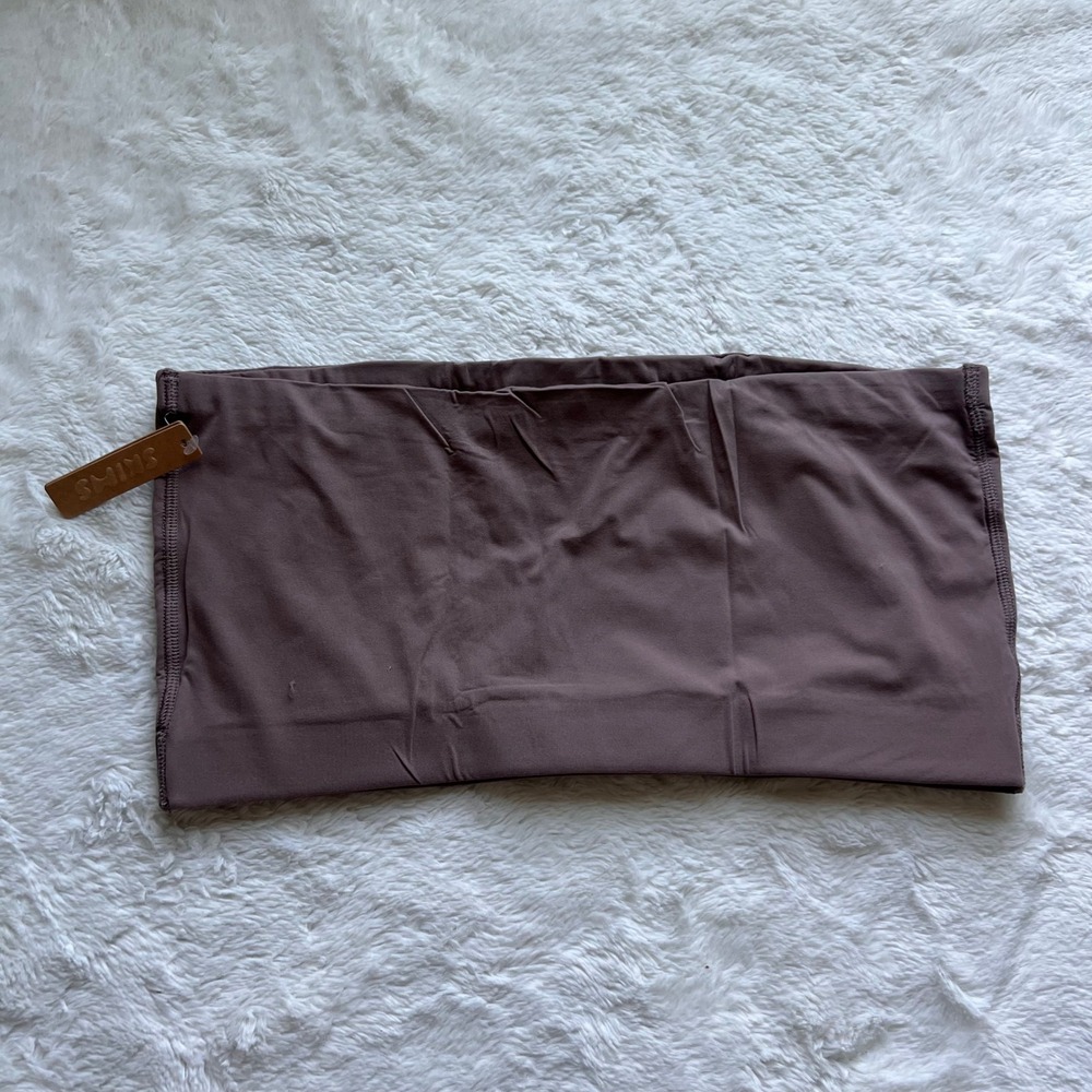 SKIMS Women's Fits Everybody Bandeau Bra Umber Brown BR-BND-2026 Size 3X NWT - Picture 4 of 9